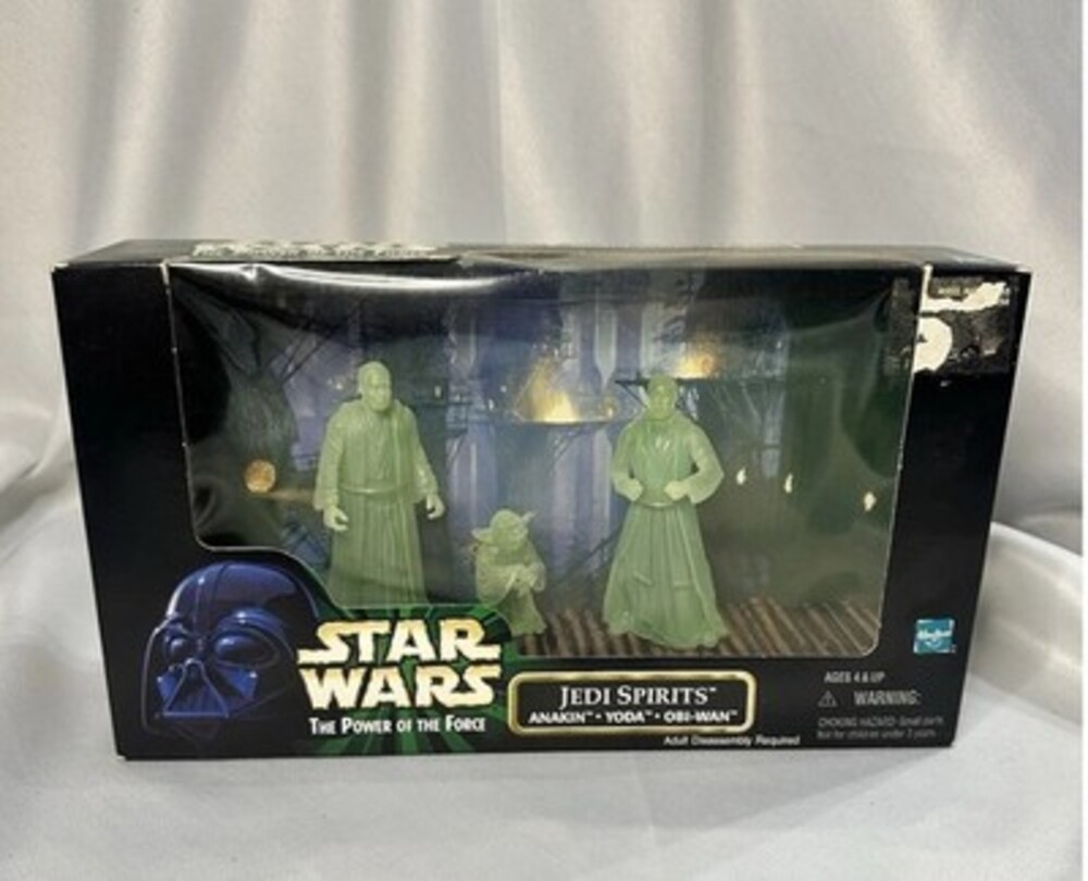 Hasbro Star Wars Power of the Force Jedi‎ Spirits Anakin Yoda Obi-Wan 1999